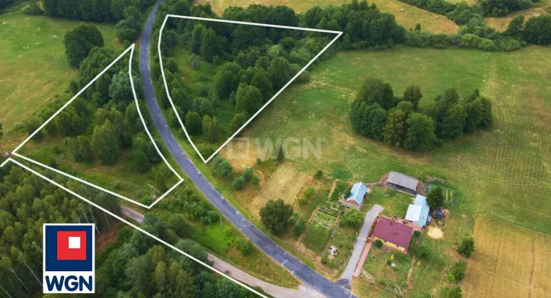 Grunt rolny na  sprzedaż Świerszczów - Działka rolna | zalesiona | z pozostałością siedliska, powierzchnia 4,26 ha, Świerszczów, gm. Cyców.